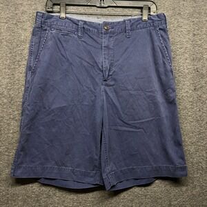 Polo Ralph Lauren Mens‎ Relaxed Fit Chino Shorts Size 32 Navy Blue